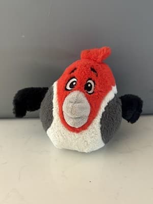 Angry Birds Rio- Pedro Red/White/Grey Plush, 8”, CWT (2011)