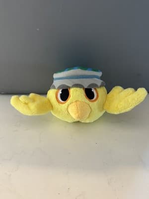 Angry Birds Rio Nico 5" Plush Yellow Stuffed Plush Blue/Green Hat