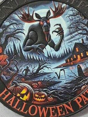 Rare Sheriff's Department Essex County Massachusetts Patch Halloween Patrol 🎃 - Thumbnail 2