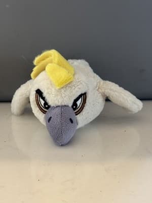 Angry Birds Rio Nigel White Bird Plush Toy | 5" CWT 2012