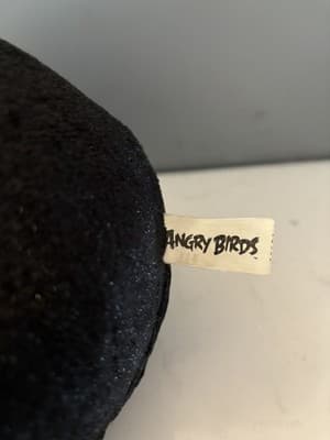 Angry Birds Black Bomb Plush Commonwealth Good Stuff Toys Stuffed Animal 5" - Thumbnail 3