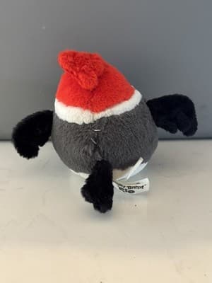 Angry Birds Rio- Pedro Red/White/Grey Plush, 8”, CWT (2011) - Thumbnail 2