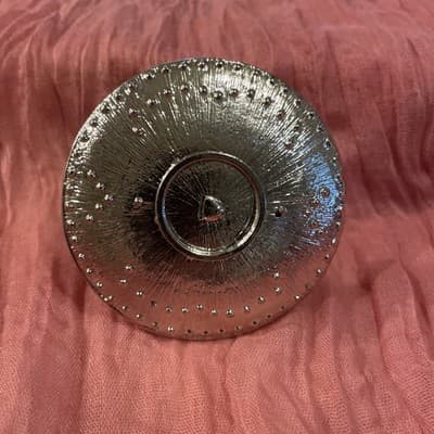 Vintage Enamel and Rhinestone Ring Holder - Flower Shape - Excellent Condition - Thumbnail 3