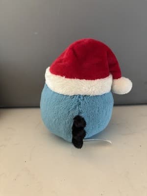 Angry Birds Seasons Santa Blue Bird Plush | 5" 2011 CWT RARE ToysRUs Variant - Thumbnail 2