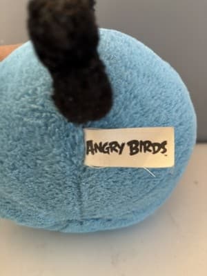 Angry Birds Small Blue Plush Toy Used - Thumbnail 3