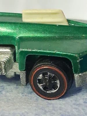 Mattel Hot Wheels Redline 1970 Aqua What 4 Hong Kong - Thumbnail 8