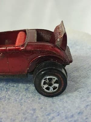 Johnny Lightning Topper Redline ‘32 Ford Roadster Rumble Seat Red Die-cast 1:64 - Thumbnail 5
