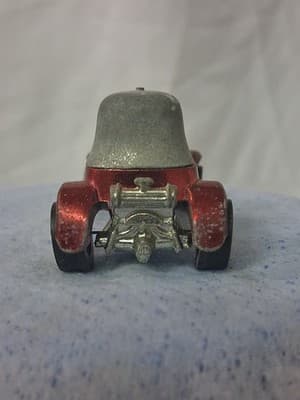 Rare Vintage Redline Hot Wheels RED Red Baron 1969 Hong Kong - Thumbnail 3