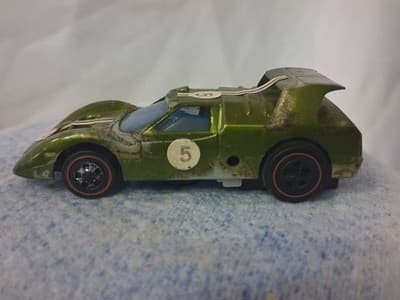 Hot Wheels Sizzlers Angeleno M-70 1970 Olive Green Vintage Mexico