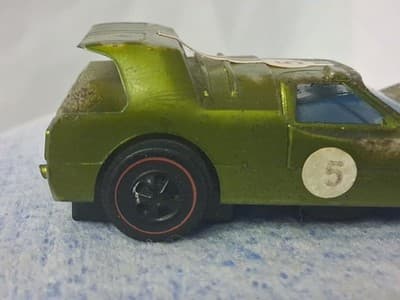 Hot Wheels Sizzlers Angeleno M-70 1970 Olive Green Vintage Mexico - Thumbnail 6