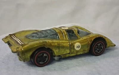 1969 MATTEL HOT WHEELS REDLINE LIME SPECTRAFLAME PORSCHE 917 U.S RARE 🏁 - Thumbnail 3