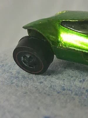 Vintage Hot Wheels Redline 1968 Light Apple Green Twinmill - * Bent Axle - Thumbnail 4