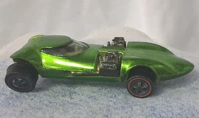Vintage Hot Wheels Redline 1968 Light Apple Green Twinmill - * Bent Axle