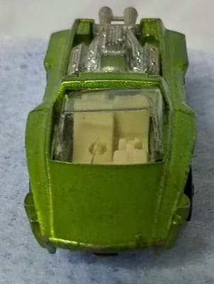 Redline Hotwheels Light Apple Green 1969 Hairy Hauler White Interior Nice Shape - Thumbnail 5