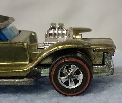 1969 Hot Wheels Redline The Demon Light Lime Green Pull W Badge 🔥 - Thumbnail 2