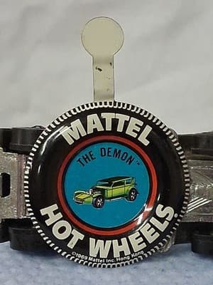 1969 Hot Wheels Redline The Demon Light Lime Green Pull W Badge 🔥 - Thumbnail 13
