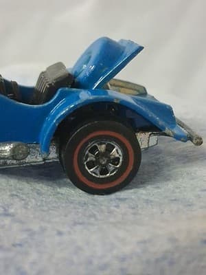 Hot Wheels 1970 Redline Baby Blue Sweet 16 Die cast Car, Good Shape Hong Kong - Thumbnail 9