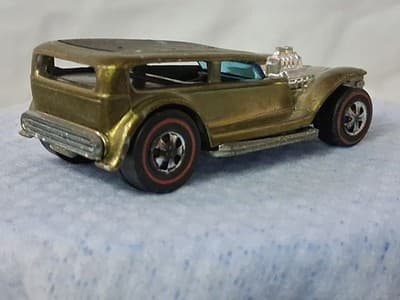 1969 Hot Wheels Redline The Demon Light Lime Green Pull W Badge 🔥 - Thumbnail 10