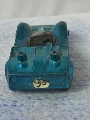 Hot Wheels Redline CHAPARRAL 2G Aqua / Black Interior USA 1968 No Spoiler - Thumbnail 6