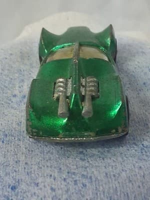 ORIGINAL OWNER HOT WHEELS REDLINE 1969 GREEN MANTIS - Thumbnail 4