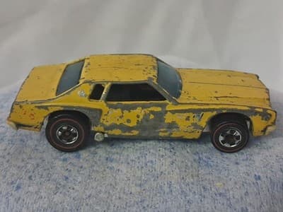 Vintage Hot Wheels Red Line Monte Carlo Stocker #38 Yellow 1974 Hong Kong - Thumbnail 4