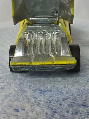 Hot Wheels 1969 REDLINE Yellow Buzz-Off Diecast Car, Nice Cond Hong Kong 🐝 - Thumbnail 11