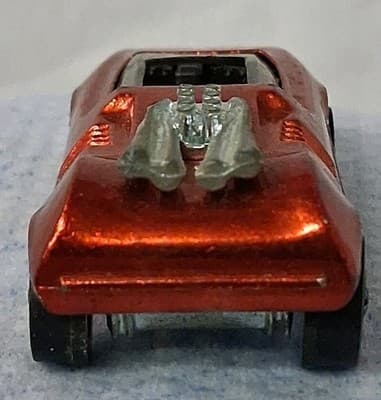 1/64 SCALE HOT WHEELS VINTAGE LOOSE REDLINE RED PEEPING BOMB - Thumbnail 3
