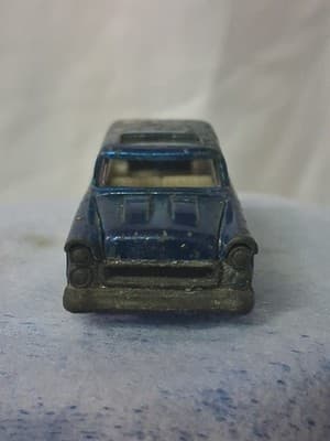 Hot Wheels Redline Classic Nomad Blue Diecast Car Light Interior Mattel 1969 - Thumbnail 6