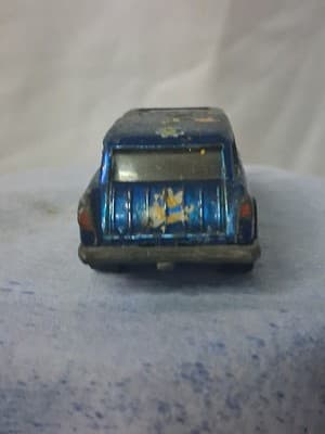 Hot Wheels Redline Classic Nomad Blue Diecast Car Light Interior Mattel 1969 - Thumbnail 3