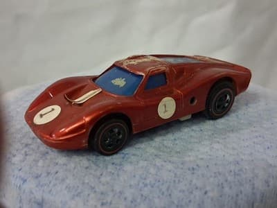 1969 Hot Wheels Sizzlers " Ford Mark IV " RED Vintage Mexico UnTested - Thumbnail 2
