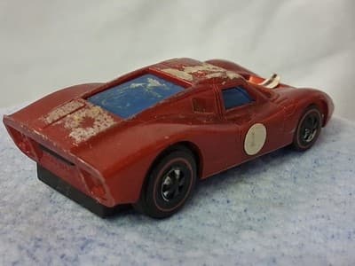 1969 Hot Wheels Sizzlers " Ford Mark IV " RED Vintage Mexico UnTested - Thumbnail 5