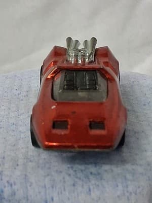 1/64 SCALE HOT WHEELS VINTAGE LOOSE REDLINE RED PEEPING BOMB - Thumbnail 6