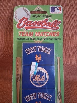 VINTAGE New York Mets DiamondPack Matchbox Set - SEALED - Rare - Thumbnail 3