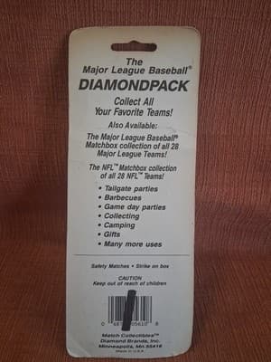 VINTAGE New York Mets DiamondPack Matchbox Set - SEALED - Rare - Thumbnail 4