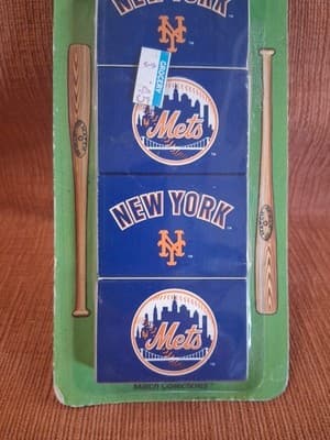 VINTAGE New York Mets DiamondPack Matchbox Set - SEALED - Rare - Thumbnail 2