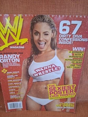 WWE Wrestling Magazine September 2006 Trish Stratus John Cena (No Poster) - Thumbnail 2