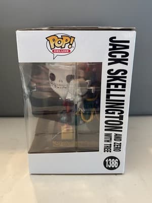 Funko Pop! Deluxe Jack Skellington and Zero with Christmas Tree #1386 - Thumbnail 2
