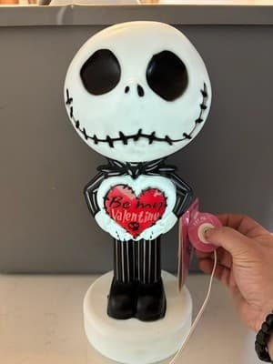Jack Skellington 13" Valentine Blow Mold Nightmare Before Christmas NWT - Thumbnail 2