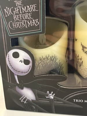 Disney Nightmare Before Christmas LED Flickering Flameless Candles | Set of 3 - Thumbnail 4