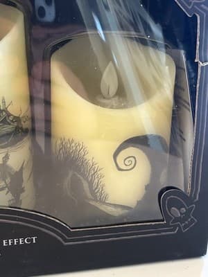 Disney Nightmare Before Christmas LED Flickering Flameless Candles | Set of 3 - Thumbnail 3