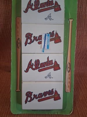 90’s MLB Atlanta Braves Team Matches Diamond Pack Sealed Collectible Matchbook - Thumbnail 2