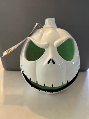 Disney Nightmare Before Christmas Color Changing LED Light Up 10" Pumpkin - NWT - Thumbnail 2