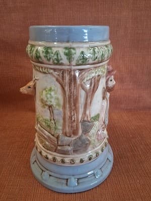 13 inch Large Beer Decorative Ceramic with 3D Images Hunting Theme - Thumbnail 7