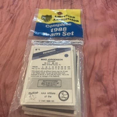 1988 CMC LOUISVILLE REDBIRDS Minor League Team Set - Thumbnail 2