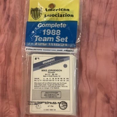 1988 CMC LOUISVILLE REDBIRDS Minor League Team Set - Thumbnail 2