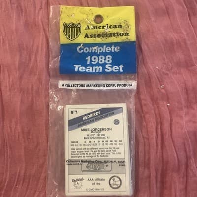 1988 CMC LOUISVILLE REDBIRDS Minor League Team Set - Thumbnail 2