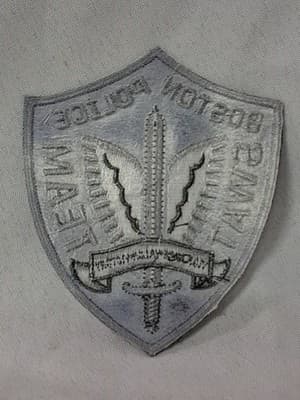 Massachusetts - Boston SWAT Team MA Police Dept Patch - Subdued - Thumbnail 2