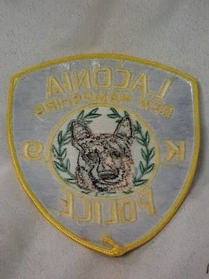 Laconia Police K-9 New Hampshire Shoulder Patch Nice! 🚨🦮 - Thumbnail 2