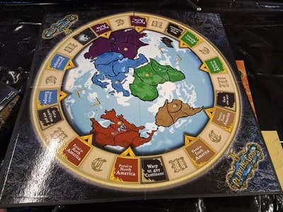 PLAYING GODS BOARD GAME OF DIVINE DOMINATION BALLS OUT ENTERTAINMENT 2006 USED - Thumbnail 4