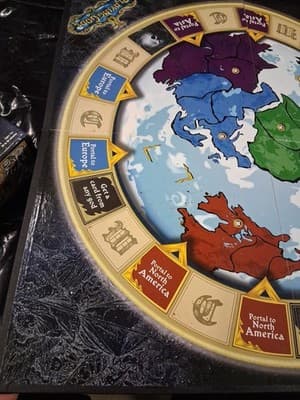 PLAYING GODS BOARD GAME OF DIVINE DOMINATION BALLS OUT ENTERTAINMENT 2006 USED - Thumbnail 6